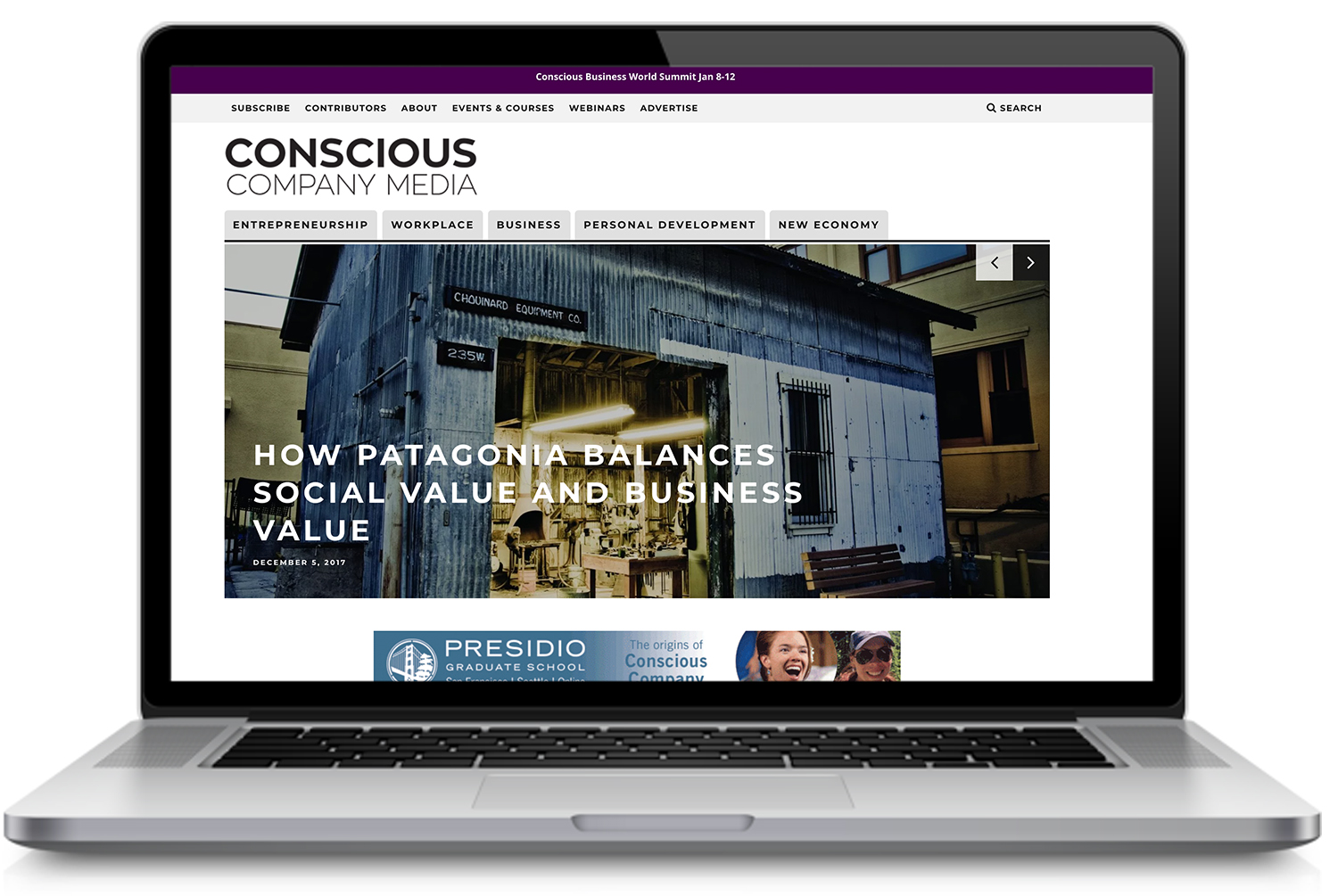 Conscious Company Media Website